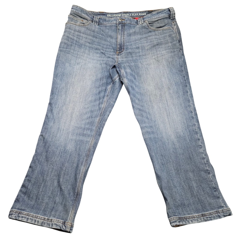 Duluth Ballroom Double Flex Lined Jeans 42x30 Blue Flannel Warm Grunge Workwear